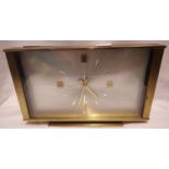 Seth Thomas quartzmatic mantel clock, not working at lotting. P&P Group 2 (£18+VAT for the first lot
