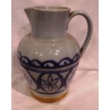 Buchan Portobello Scotland stoneware pottery jug, H: 26 cm. P&P Group 2 (£18+VAT for the first lot