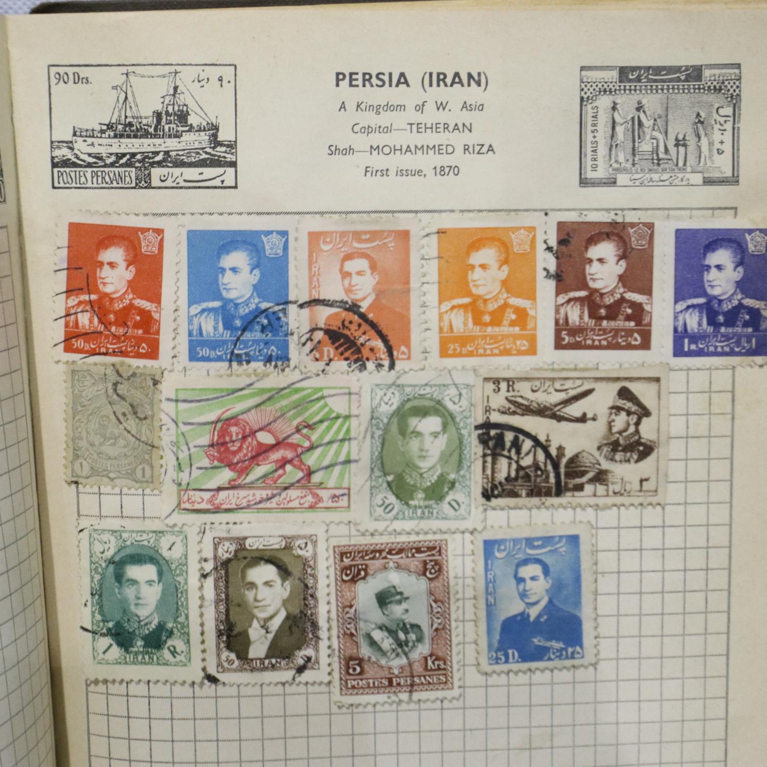 World stamp album with two pages of China. P&P Group 2 (£18+VAT for the first lot and £3+VAT for - Image 7 of 7