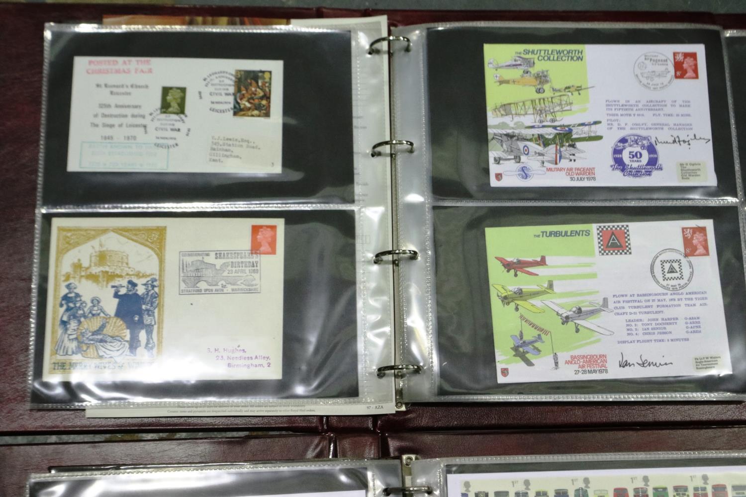 Six albums of Royal Mail first day covers and others. P&P Group 3 (£25+VAT for the first lot and £ - Image 2 of 9