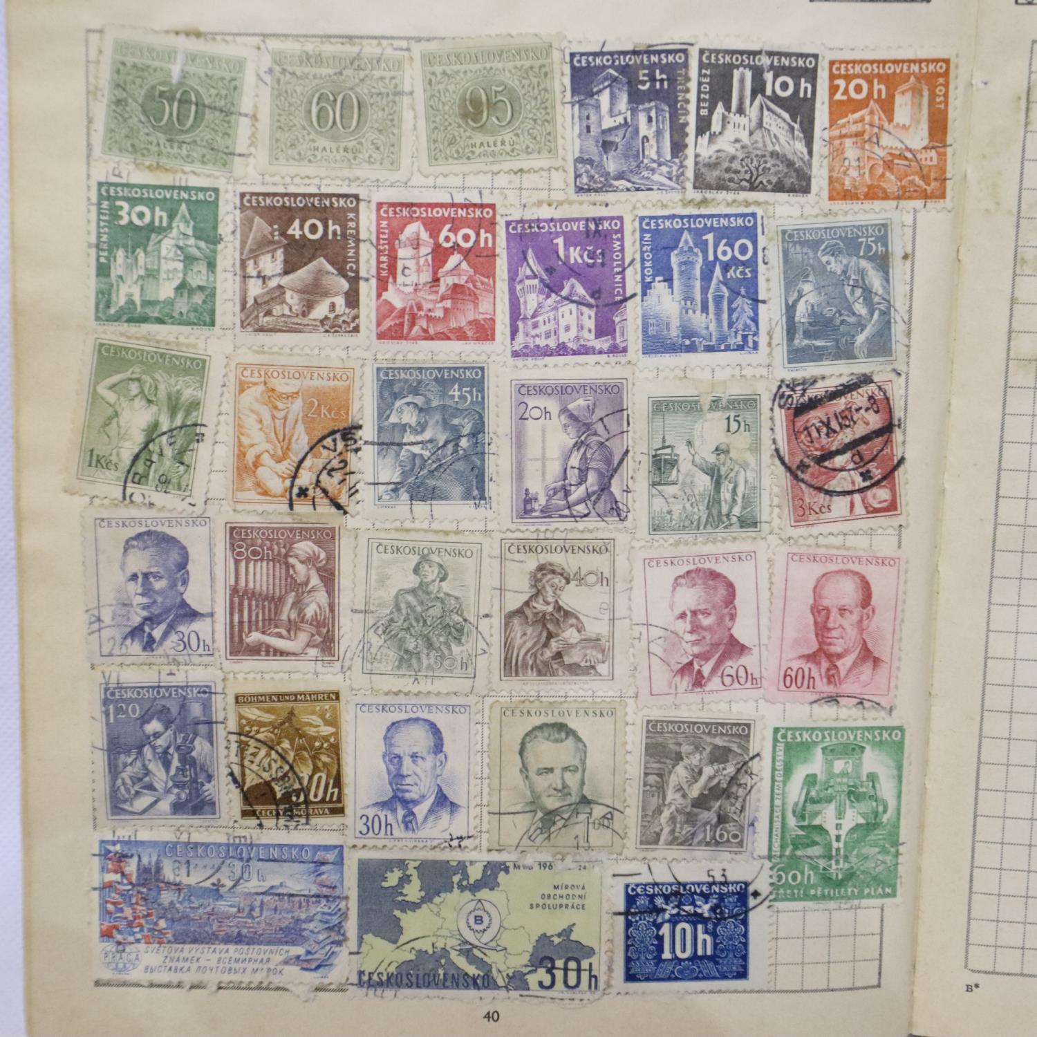 World stamp album with two pages of China. P&P Group 2 (£18+VAT for the first lot and £3+VAT for - Image 6 of 7