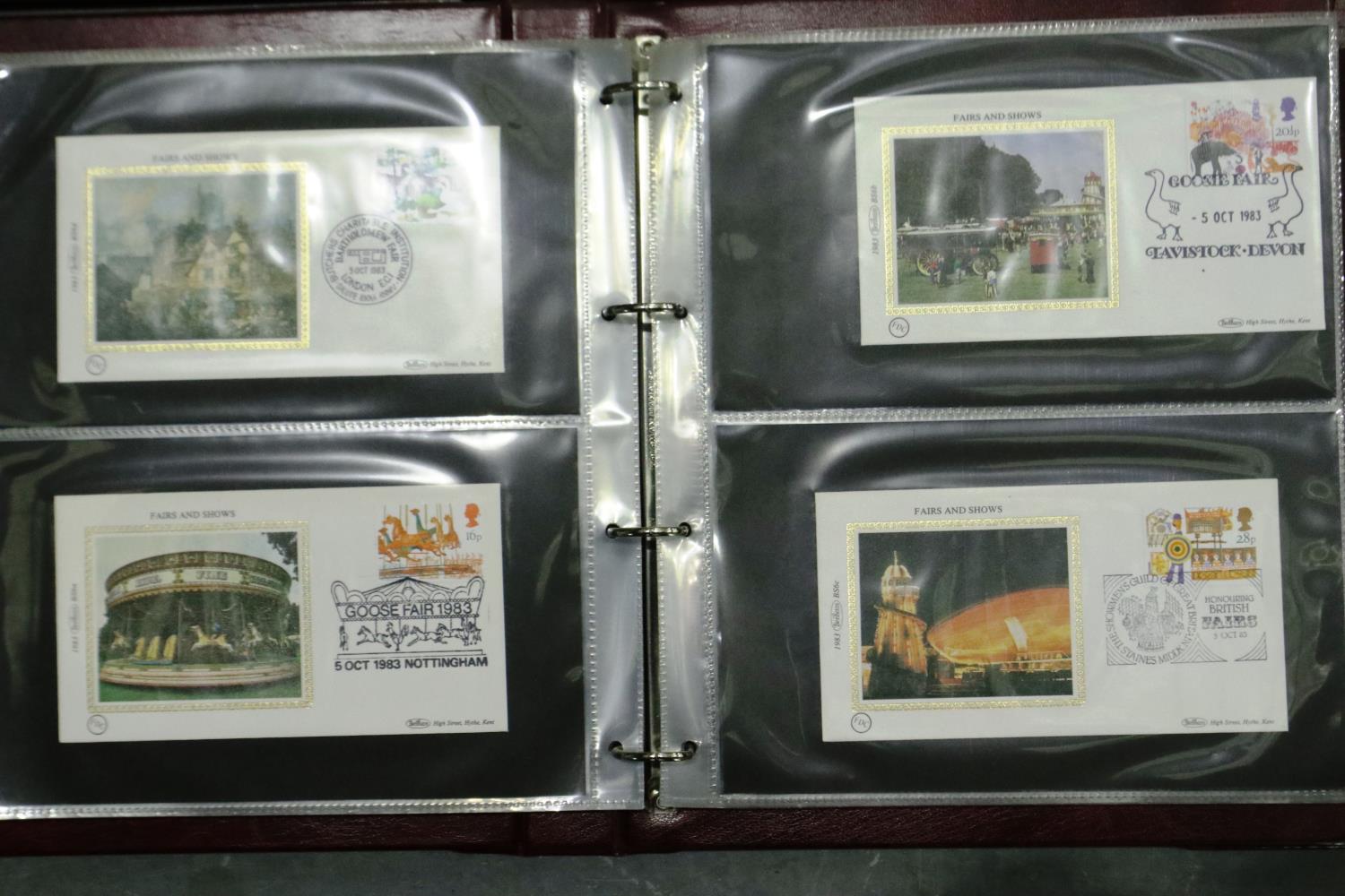 Six albums of Royal Mail first day covers and others. P&P Group 3 (£25+VAT for the first lot and £ - Image 4 of 9