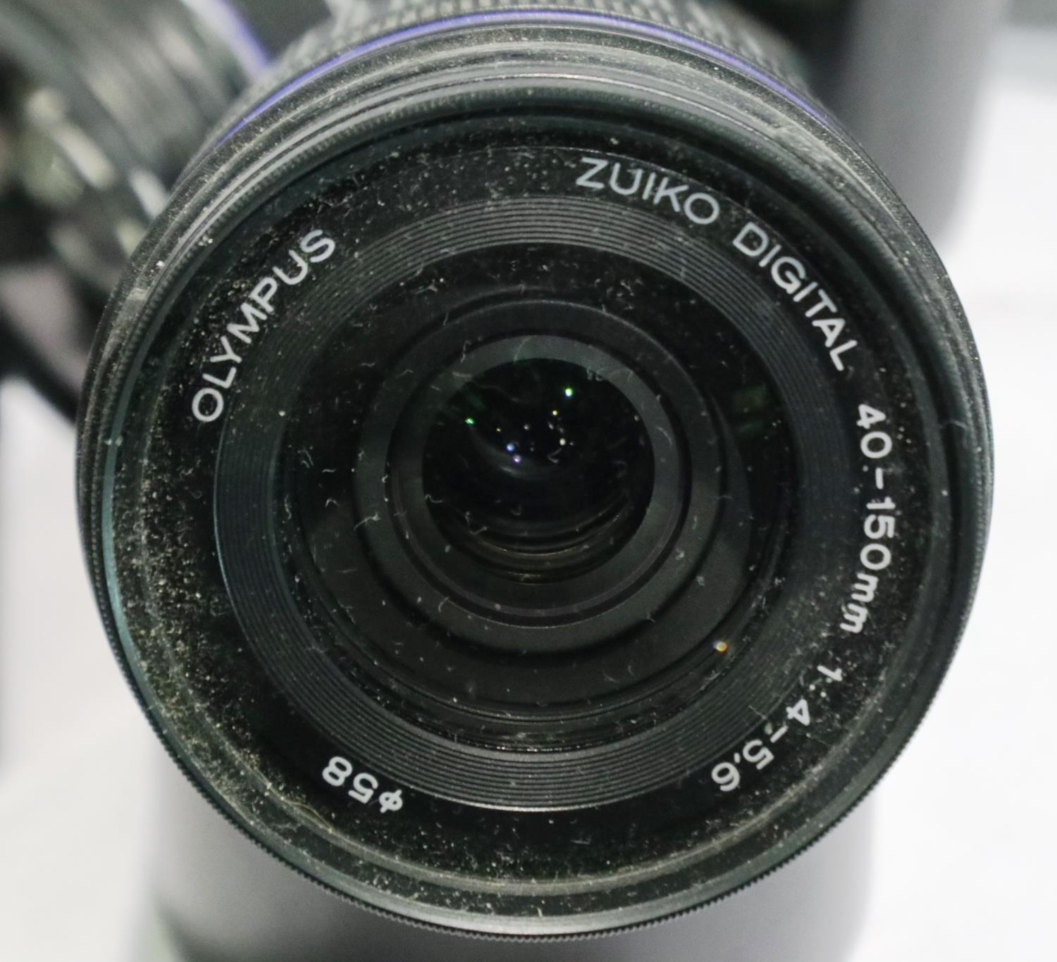 Olympus E510 digital camera with accessories and an Olympus digital, 40-150mm, 1:4-5.6 ED lens. - Image 5 of 5