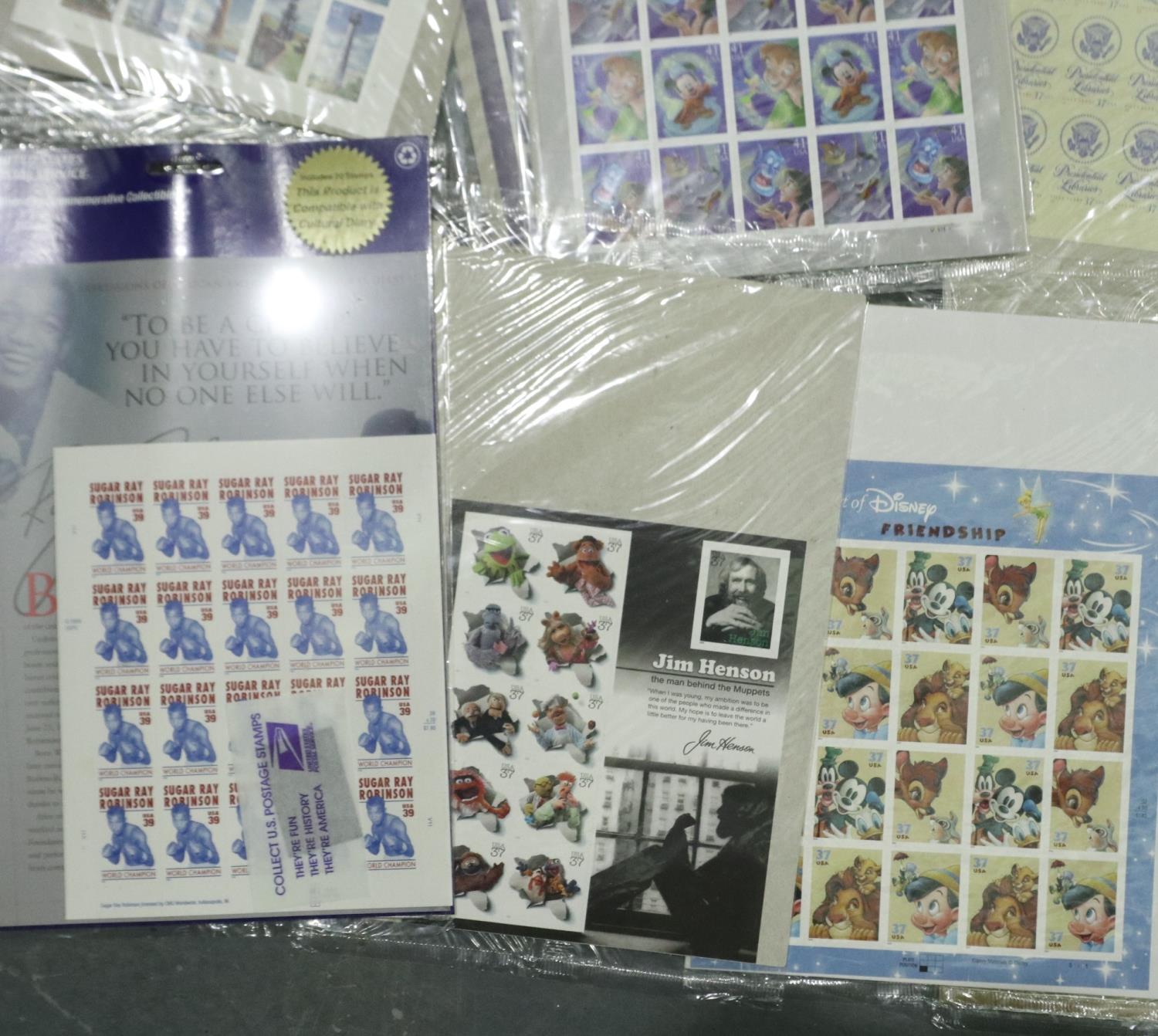 Thirty five USA stamp sheets. P&P Group 1 (£14+VAT for the first lot and £1+VAT for subsequent lots) - Image 4 of 5