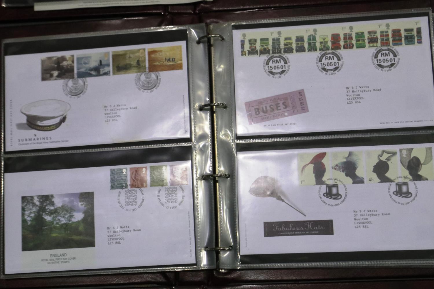 Six albums of Royal Mail first day covers and others. P&P Group 3 (£25+VAT for the first lot and £ - Image 3 of 9