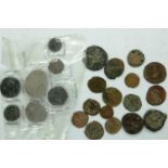 Collection of mixed Roman coins. P&P Group 1 (£14+VAT for the first lot and £1+VAT for subsequent