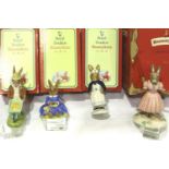 Four Royal Doulton Bunnykins figurines, Little Ballerina (Pastimes Collection), Nurse, Daisy (chip