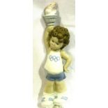 Rare Lladro Barcelona Olympics figurine, H: 24 cm, no cracks or chips. P&P Group 2 (£18+VAT for