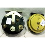 Mitre-Hardy Jewel reel and a Strike Right reel (2). P&P Group 2 (£18+VAT for the first lot and £3+