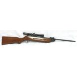 SMK .177 air rifle with scope. P&P Group 3 (£25+VAT for the first lot and £5+VAT for subsequent