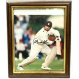 Sachin Tendulkar signed publicity shot photograph. Excluding frame: P&P Group 1 (£14+VAT for the