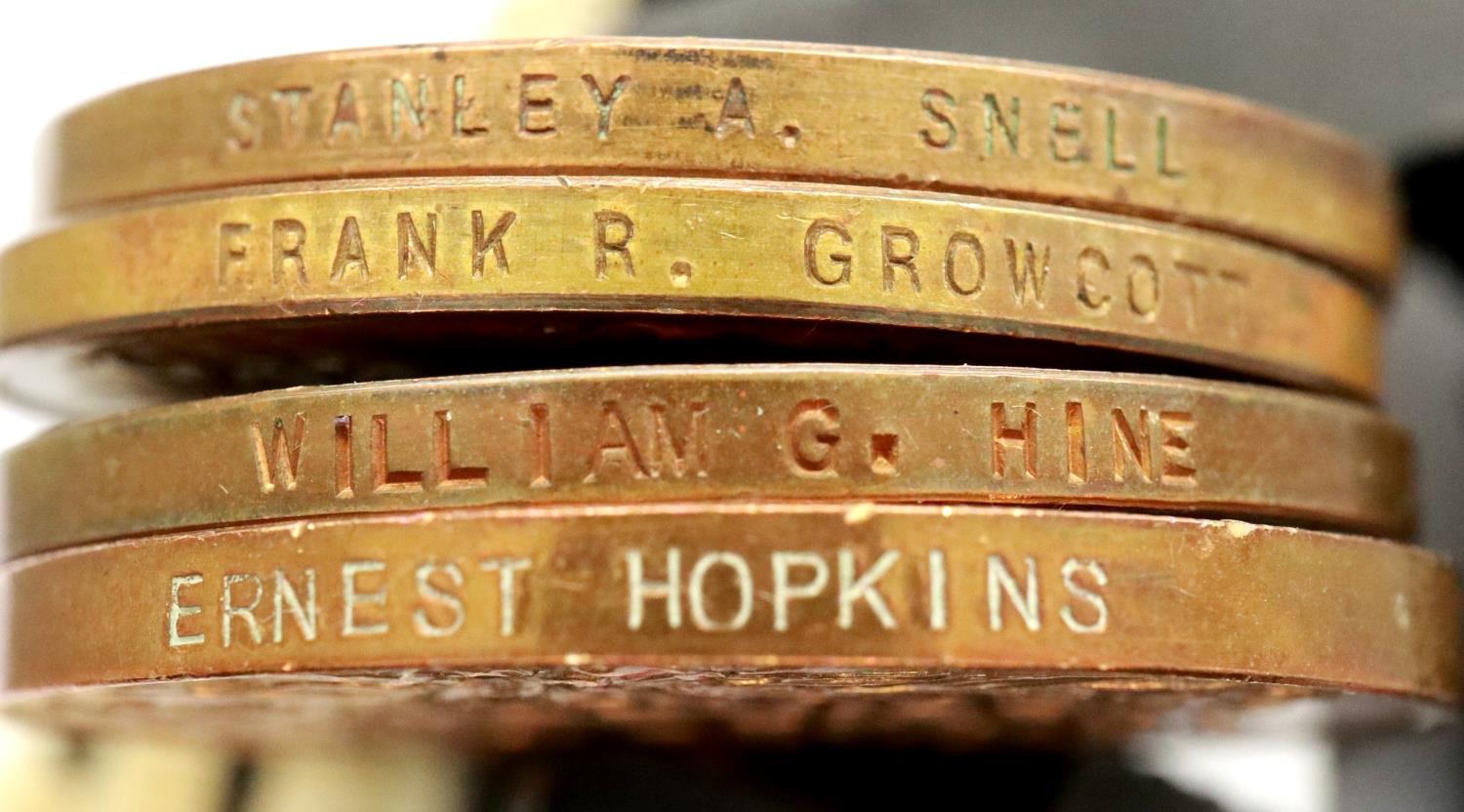 Four George V / VI Special Constabulary Faithful Service medals, named to Stanley A Snell, Ernest - Image 3 of 3