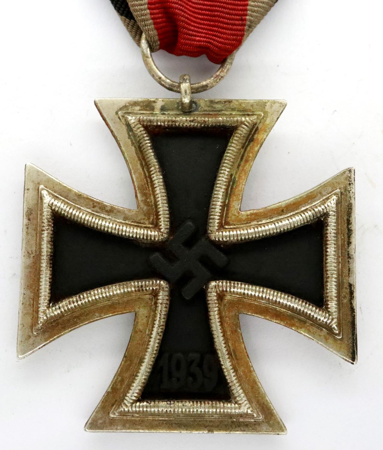 WWII German Iron Cross 2nd Class EK II with three part construction, with an iron core. P&P Group
