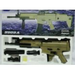New old stock airsoft assault rifle, model 8902A, boxed. P&P Group 2 (£18+VAT for the first lot