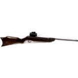 Webley Hawk .22 air rifle with red/green dot sight. P&P Group 3 (£25+VAT for the first lot and £5+