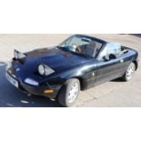 Mazda Eunos Roadster (MX5) Mark 1,1991. Automatic, Mileage 179,209 km (approx 111,355 miles),