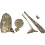 Silver metal detect finds, 16g. P&P Group 0 (£5+VAT for the first lot and £1+VAT for subsequent