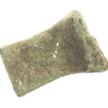 Bronze Age chisel implement, L: 36 mm. P&P Group 0 (£5+VAT for the first lot and £1+VAT for