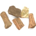 Samin ware lot, garly ancient pottery fragments, largest L: 55 mm. P&P Group 0 (£5+VAT for the first