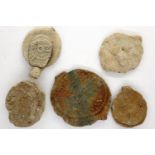 Excellent detail Medieval lead workhouse seals. P&P Group 0 (£5+VAT for the first lot and £1+VAT for
