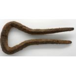 Medieval iron Jews harp musical instrument, L: 65 mm. P&P Group 0 (£5+VAT for the first lot and £1+