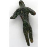 3rd century CBC Greek/ Etruscan bronze figurine stylised, H: 60 mm. P&P Group 0 (£5+VAT for the