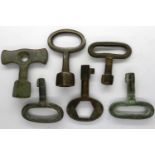 Industrial Age workhouse keys/valve tips, largest L: 55 mm. P&P Group 0 (£5+VAT for the first lot