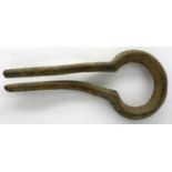 Medieval childs Ozark harp, L: 55 mm. P&P Group 0 (£5+VAT for the first lot and £1+VAT for