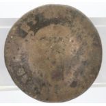 James II Irish gun money half penny. P&P Group 0 (£5+VAT for the first lot and £1+VAT for subsequent