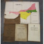 Two copies of sale particulars and two sets of plans from Cheshire auction of The Duddington