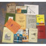 Mixed farm machinery and tractor manuals. P&P Group 2 (£18+VAT for the first lot and £3+VAT for