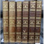 Mosheims History, an ecclesiastical history in six volumes published 1823, each leather bound by