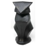 Art Deco style doorstop in the form of a cat, H: 35 cm. P&P Group 2 (£18+VAT for the first lot