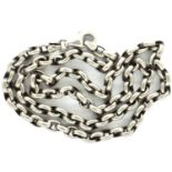 925 silver neck chain, L: 44 cm. P&P Group 1 (£14+VAT for the first lot and £1+VAT for subsequent