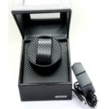 New boxed Automatic watch winder with power supply. P&P Group 1 (£14+VAT for the first lot and £1+