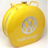 Yellow VW petrol can, H: 37 cm. P&P Group 3 (£25+VAT for the first lot and £5+VAT for subsequent