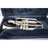Cased Blessing USA cornet. P&P Group 3 (£25+VAT for the first lot and £5+VAT for subsequent lots)