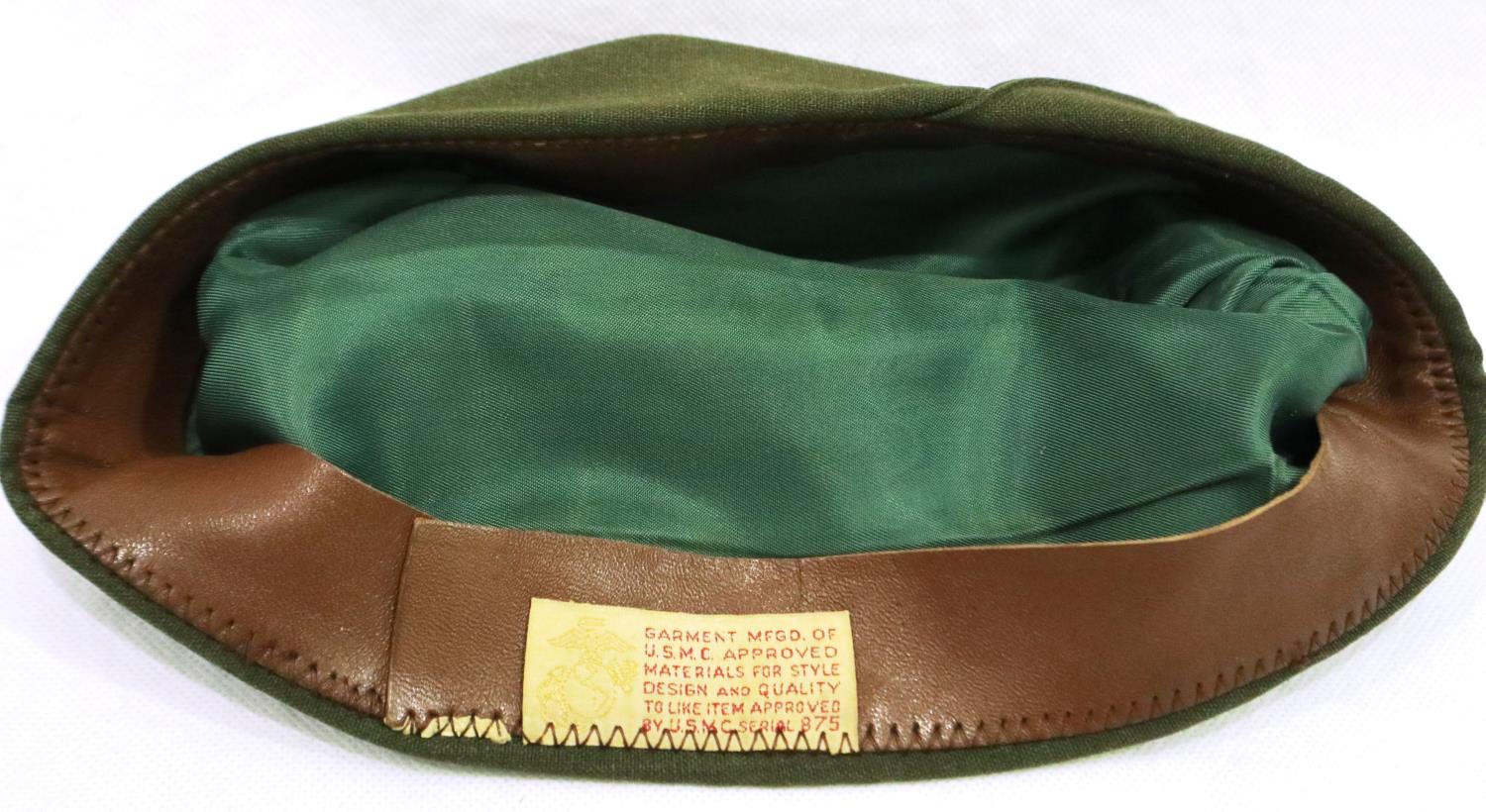 Vietnam War period USMC side cap. P&P Group 2 (£18+VAT for the first lot and £3+VAT for subsequent - Image 2 of 3