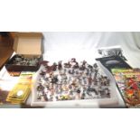 Selection of cast metal Wargaming/Fantasy figures, some painted, Grenadier models, cast resin