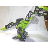 Meccano robotic dinosaur, built and appears working, may have some parts missing. P&P Group 1 (£14+