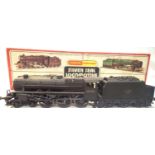 Hornby R859 class 5, refinished and weathered, 45252, Black, Late Crest in fair to good condition,