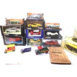 Mixed diecast vehicles including Corgi James Bond (map not included). P&P Group 1 (£14+VAT for the