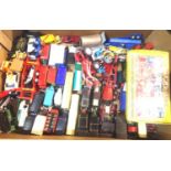 Selection of approximately 60 diecast vehicles, various makes and types, mostly in good/unboxed