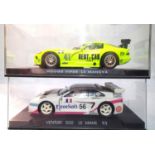 Two Fly Le Mans cars; Dodge Viper 1994 and Venturi 500 1993, both in very good to excellent