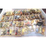 Approximately sixty Del Prado cast soldiers, various types in mostly good condition. P&P Group 1 (£