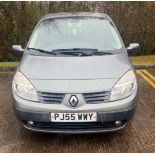 Renault Scenic Expression VVT, Grey, Reg PJ55 WWY, Miles 83,162, MOT expires 20/09/2023, 1.6 litre