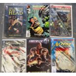Six DC and other comics including Judge Dredd vs Aliens and Batman. P&P Group 1 (£14+VAT for the