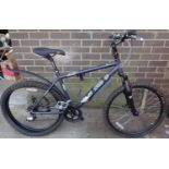 Dawes Nucleus mountain bike with 18 inch frame and 24 speed. Not available for in-house P&P