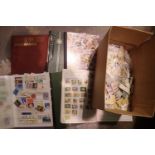 Quantity of mixed UK and world stamps. Not available for in-house P&P