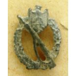 WWII German Infantry Assault badge stick pin on original un-issued card, by Overhoff. P&P Group